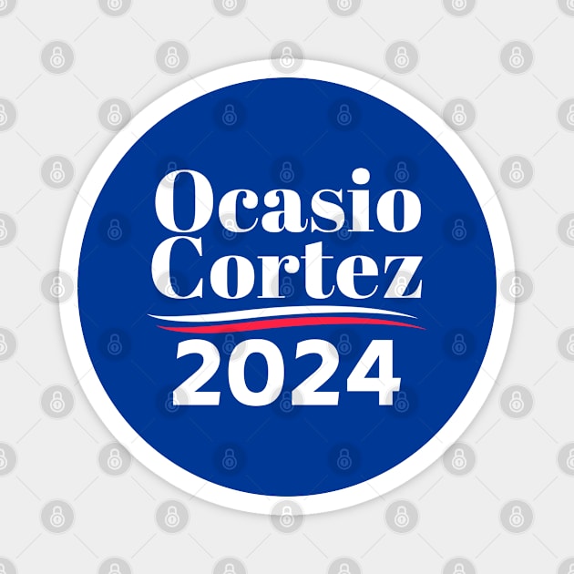 OCA Alexandria Ocasio-Cortez 2024 We Can Wait #3 Magnet by SalahBlt